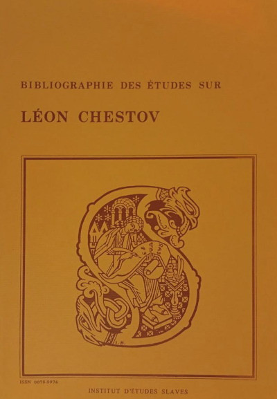 Bibliographie des études sur Léon Chestov (used)