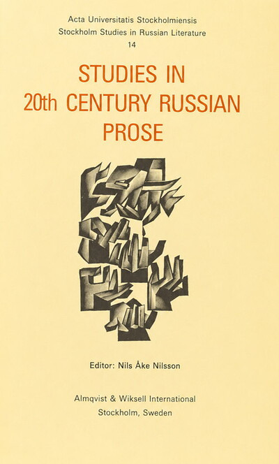 Studies in 20th century Russian prose