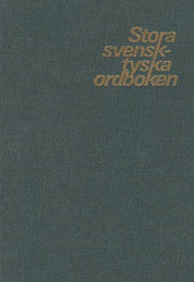 Stora svensk-tyska ordboken (used)