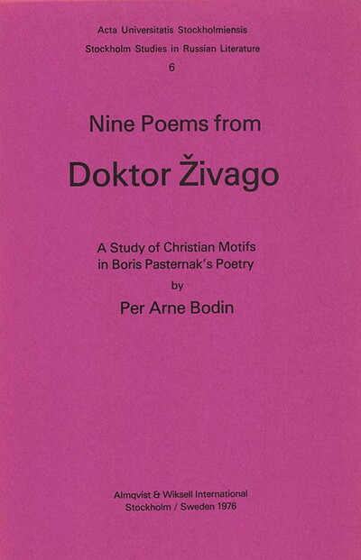 Bodin P.A. Nine poems from Doctor Zhivago (used)