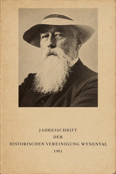 Jahresschrift der Historischen Vereinigung Wynental 1981 (used)